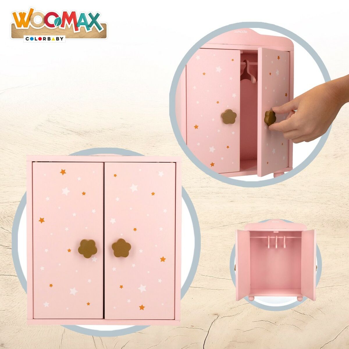 Armadio Woomax Bambole Rosa - Image 3