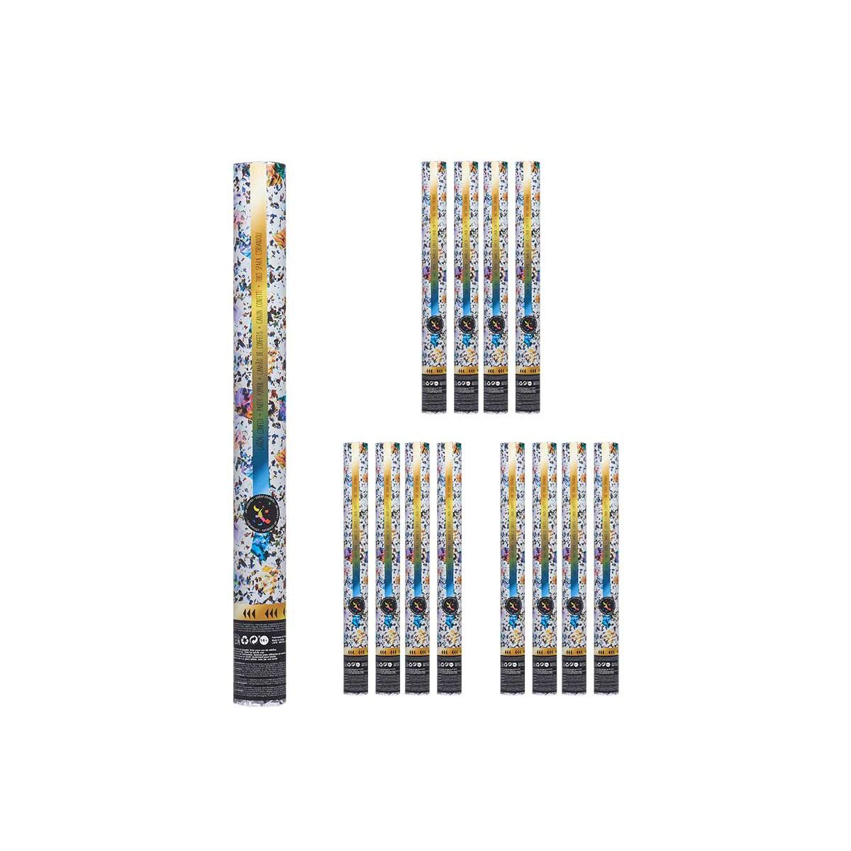 Cannone di coriandoli Multicolore Carta Cartone Plastica 5 x 49 x 5 cm (12 Unità) - Image 3