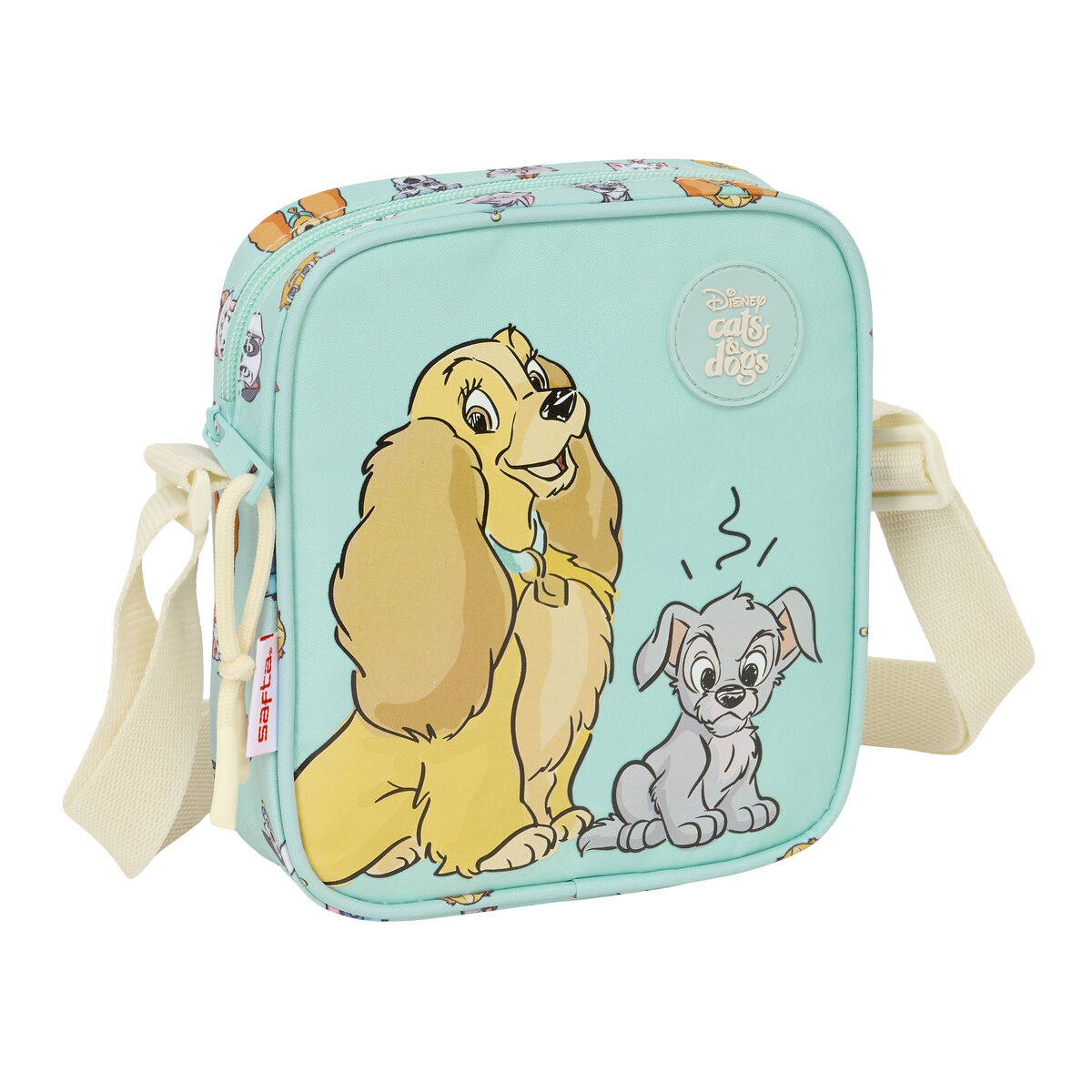 Borsa a Tracolla Disney Azzurro 16 x 18 x 4 cm