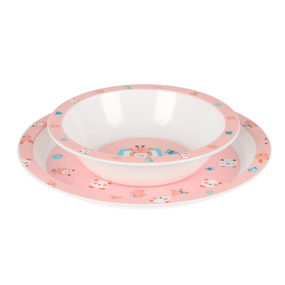 Set di stoviglie per bambini Safta Jirafa Poliestere 26 x 26 x 9 cm - Image 6