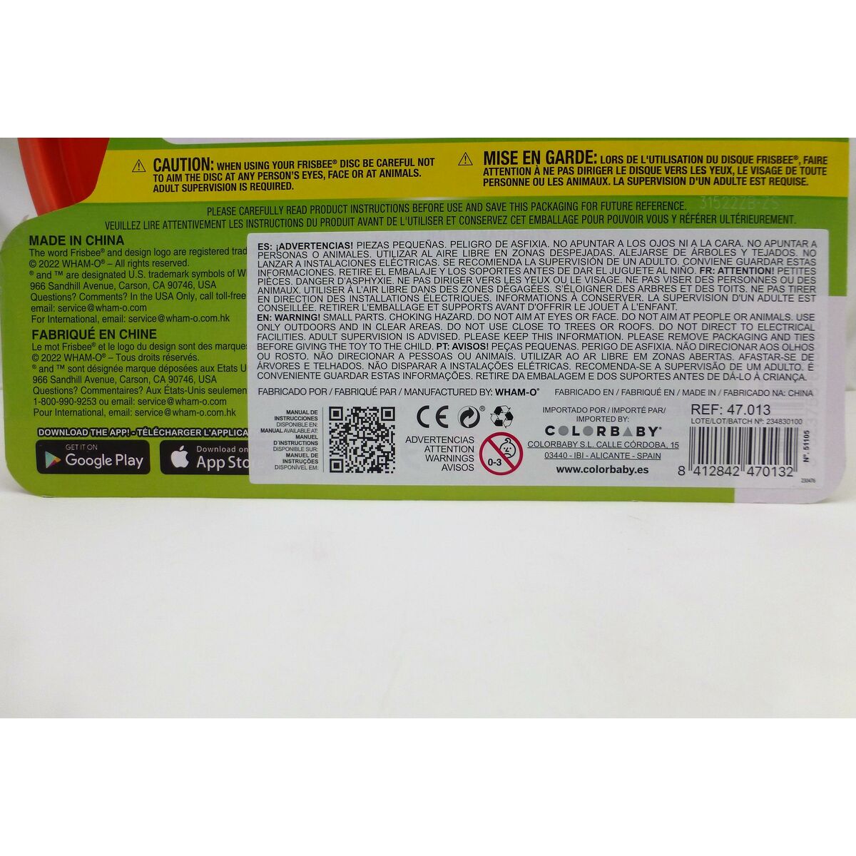Frisbee Wham-O 22 x 2,5 x 22 cm (6 Unità) - Image 3