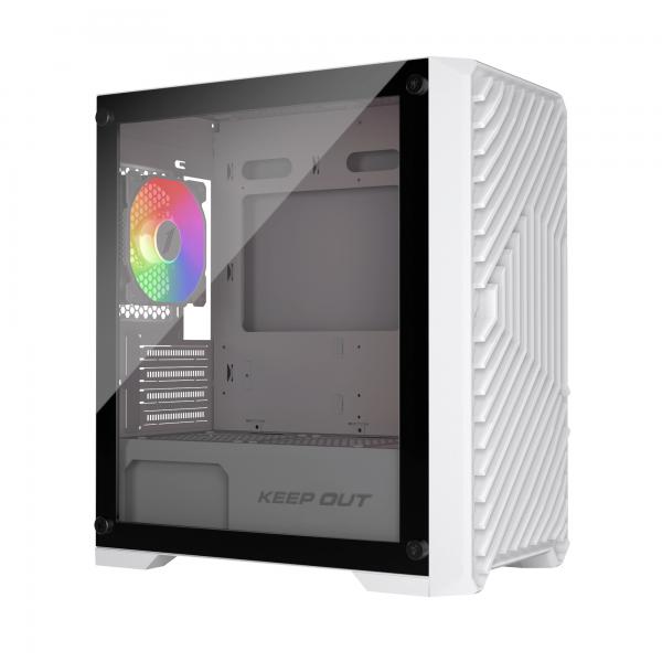 Case computer desktop ATX KEEP OUT XC-220W Bianco
