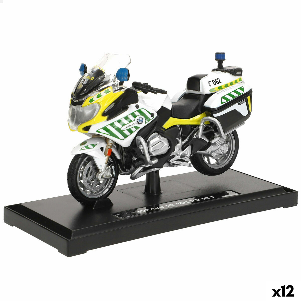 Motocicletta Maisto R 1200 RT GUARDIA CIVIL 12 x 8 x 5 cm