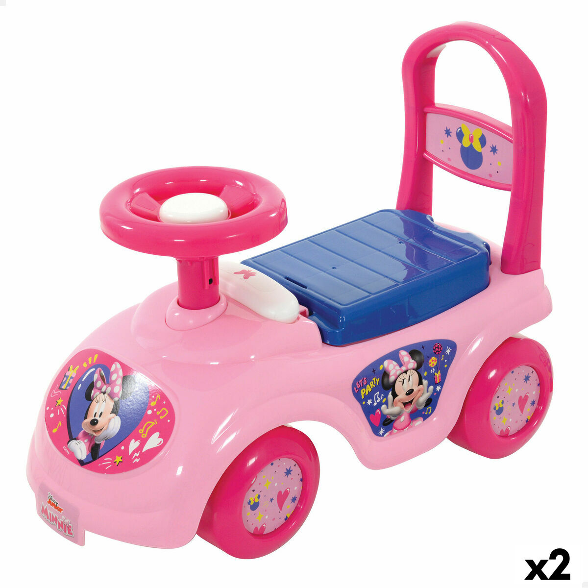 Girello Minnie Mouse 43 x 37 x 21 cm (2 Unità)