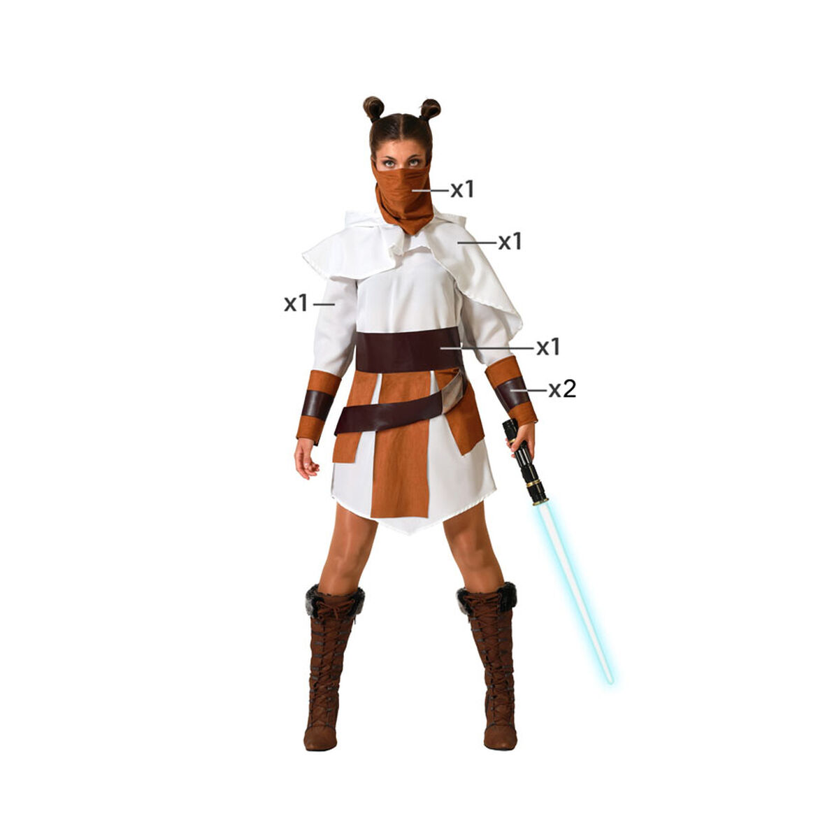 Costume per Adulti Bianco XS/S - Image 6