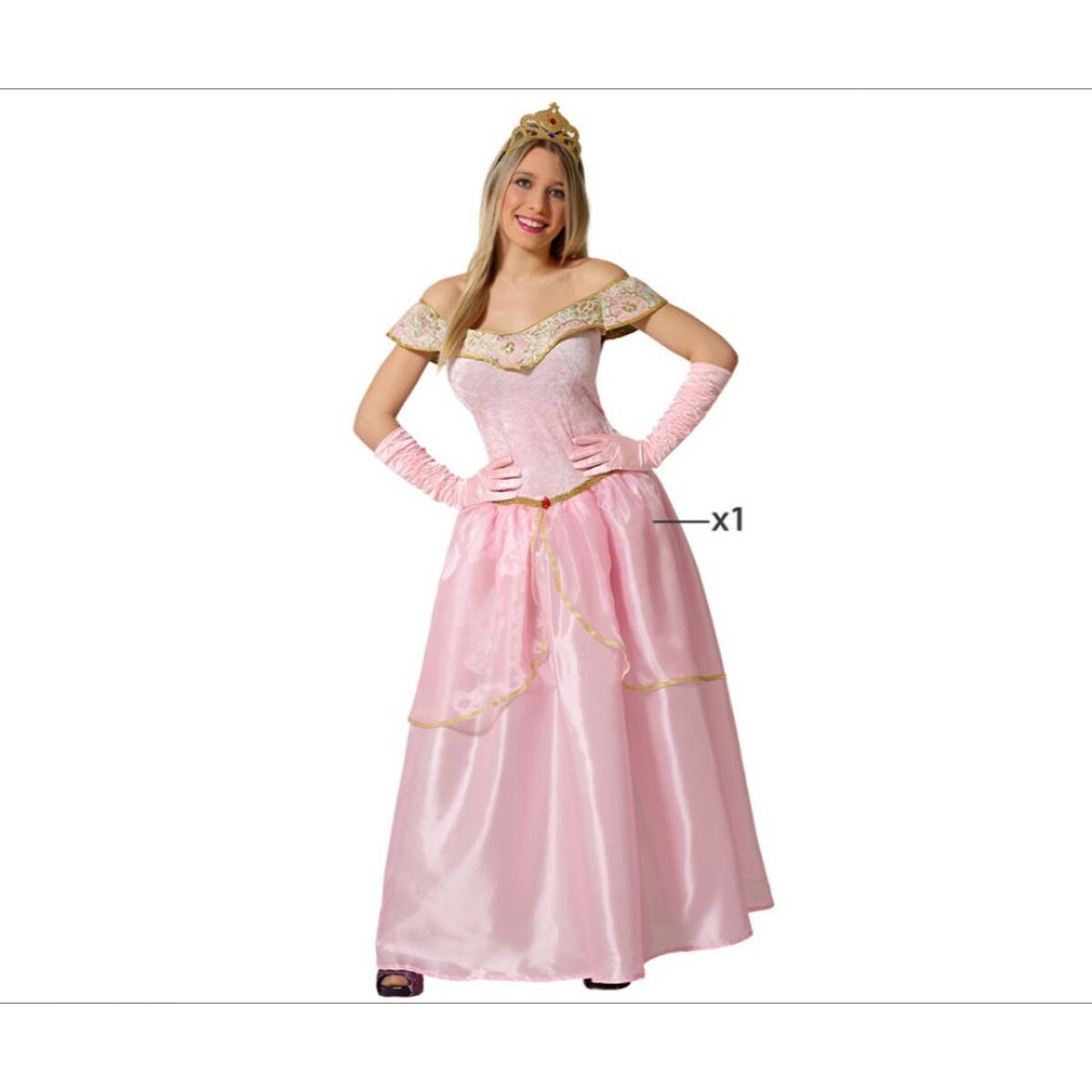 Costume Principessa Rosa Taglia:XS/S