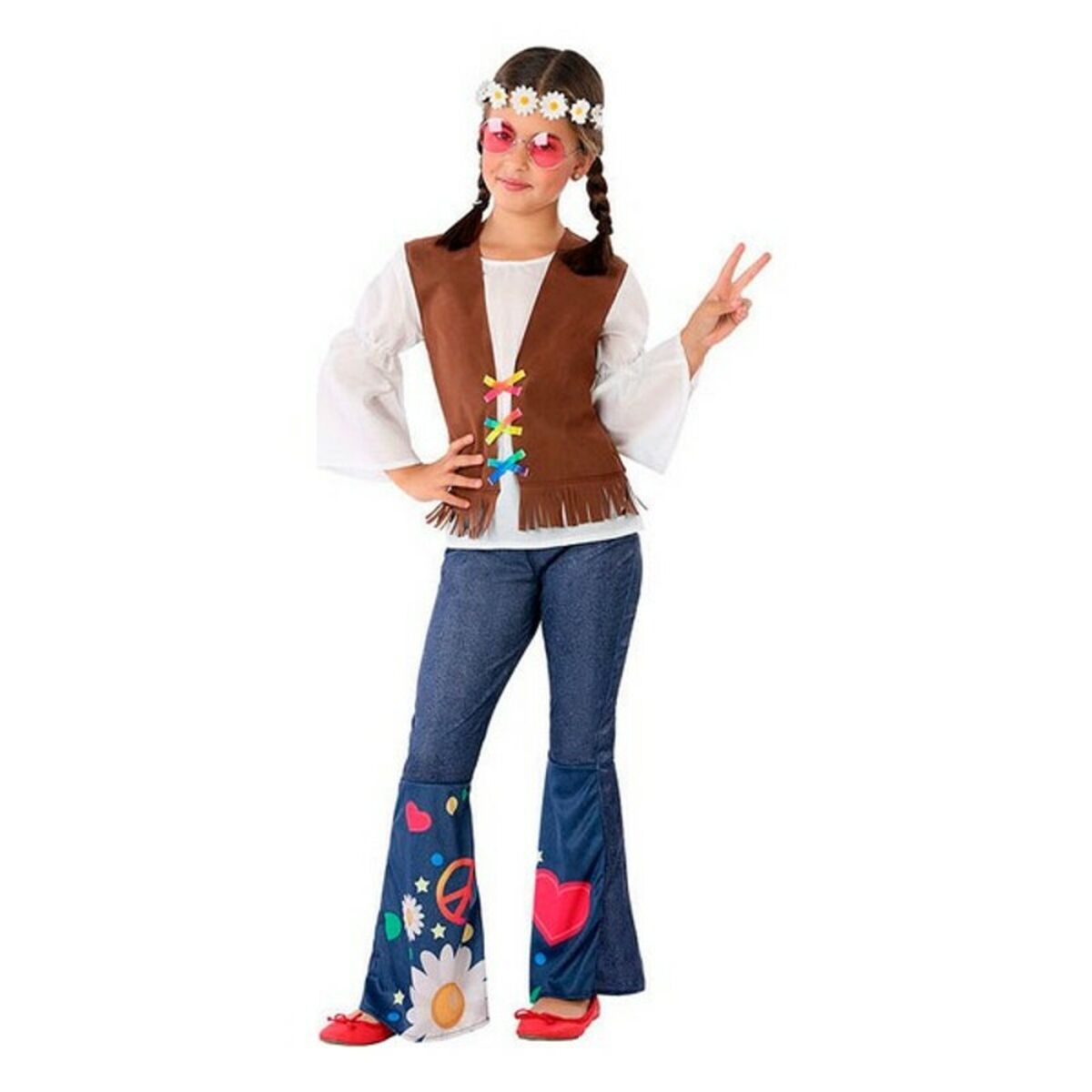 Costume per Bambini 110978 Multicolore (2 Pezzi) Taglia:7-9 Anni