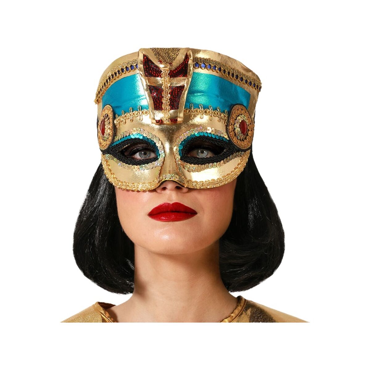Maschera Dorato Egiziana