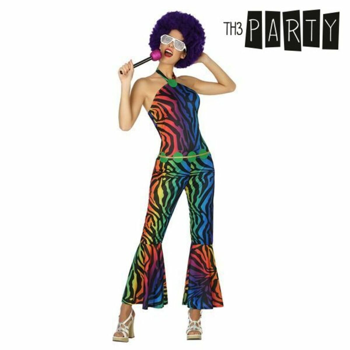 Costume per Adulti Th3 Party Multicolore (2 Pezzi) Taglia:XL