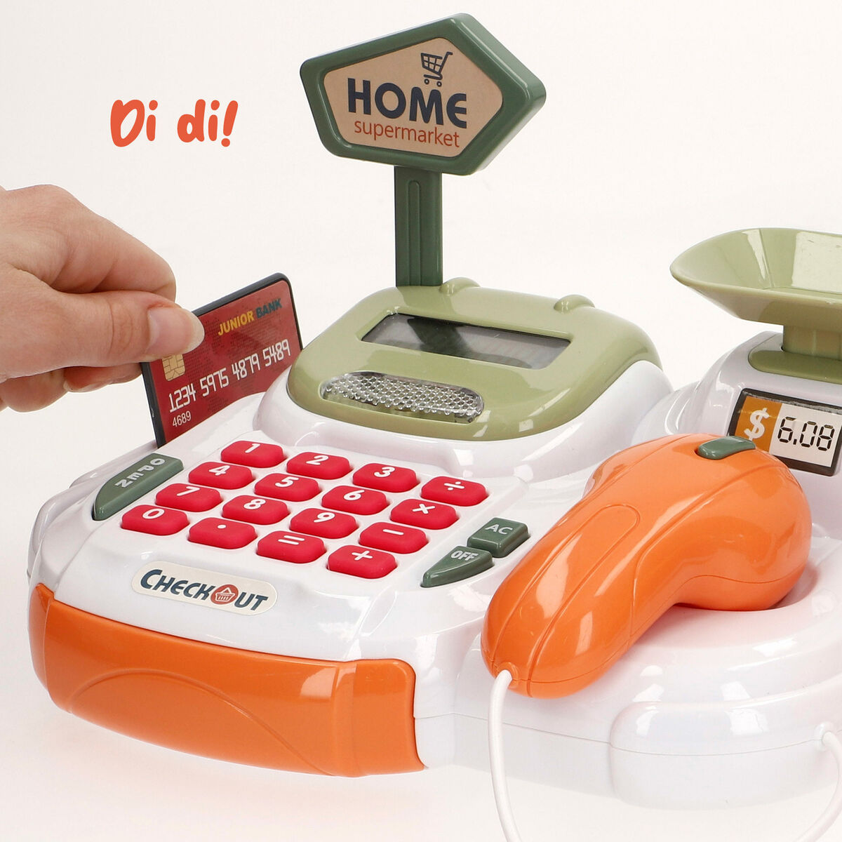 Registratore di Cassa a Giocattolo 23 x 14 x 17 cm 4 Unità - Image 4