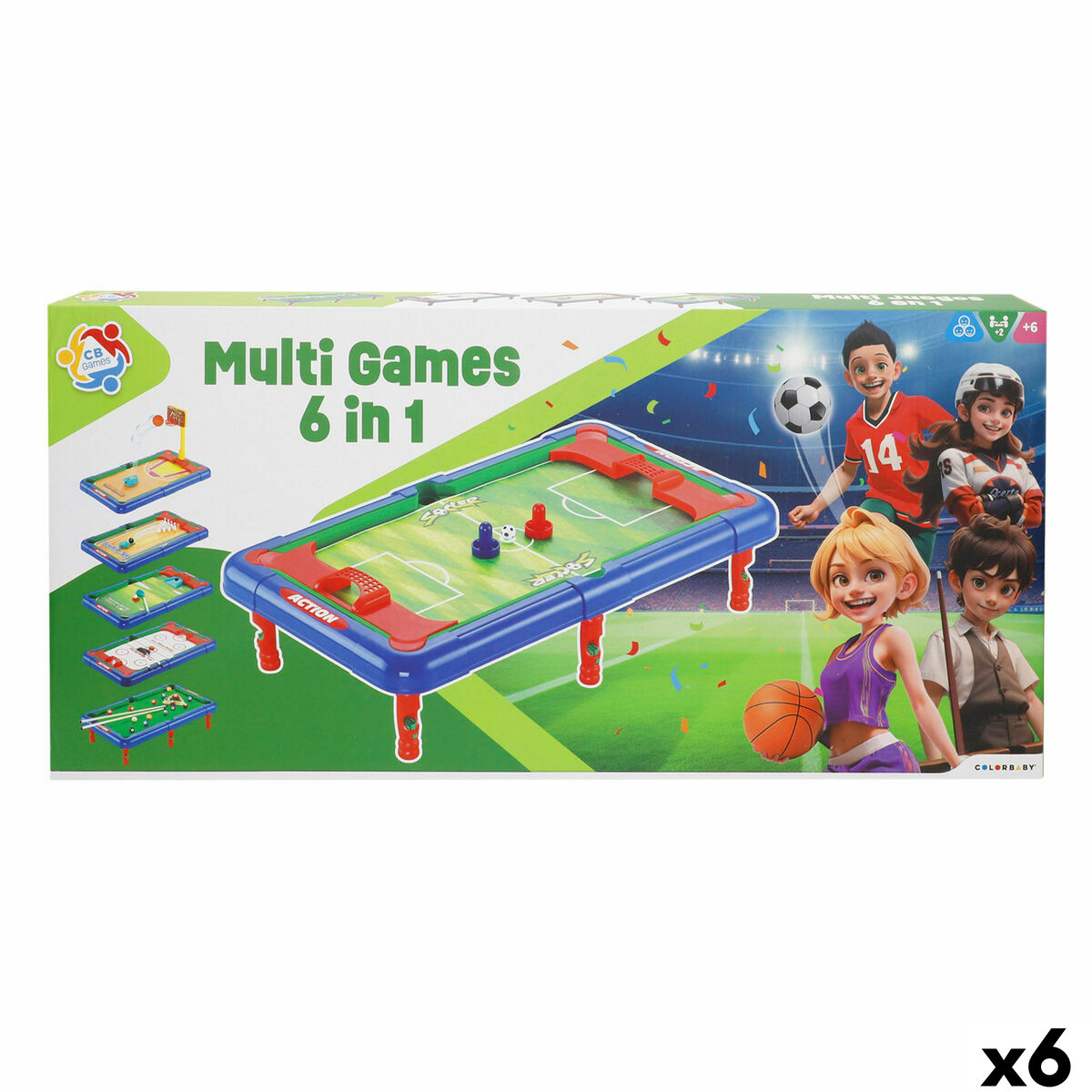 Gioco da Tavolo CB Games (6 Unità)