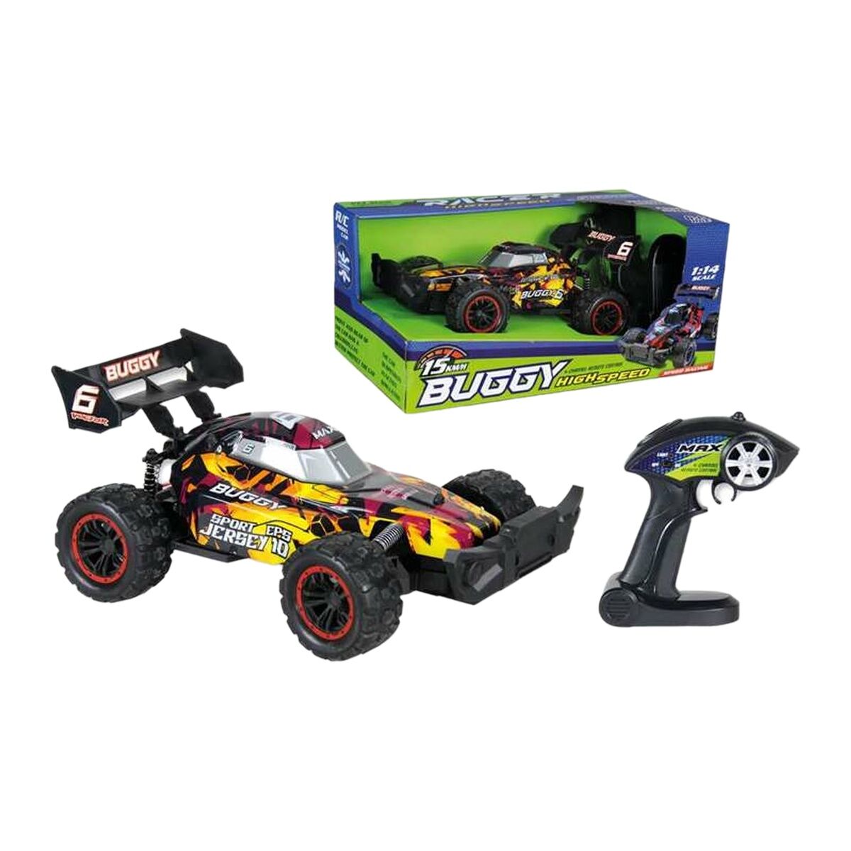 Macchinina Radiocomandata Buggy  1:14 31 x 19 x 13 cm