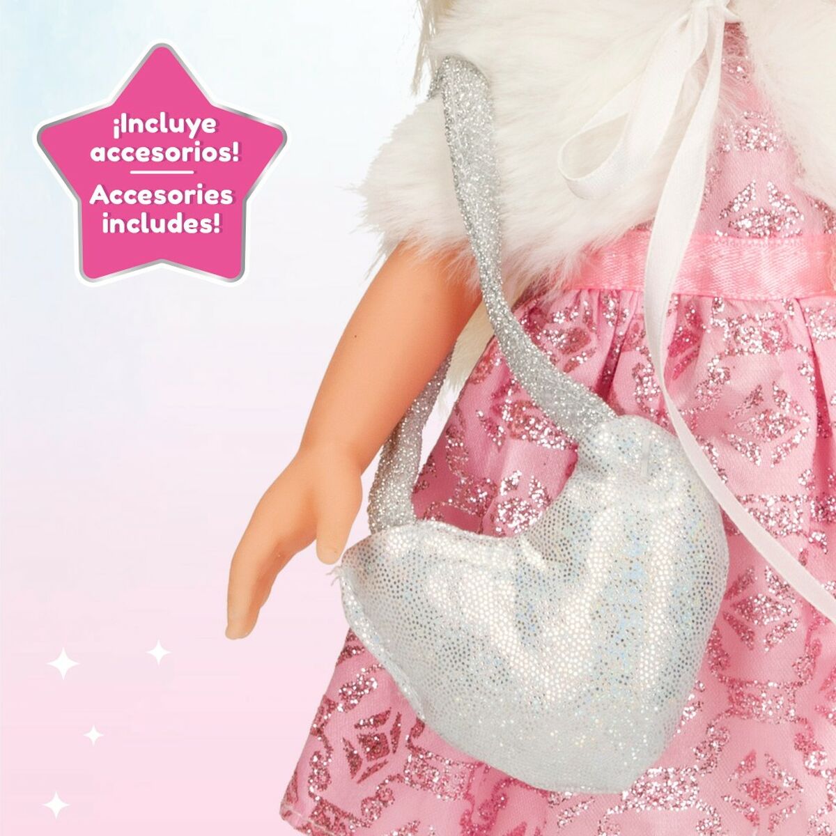 Bambola Colorbaby Isabella 32 cm Pettine 15 x 32 x 7 cm (6 Unità) - Image 5