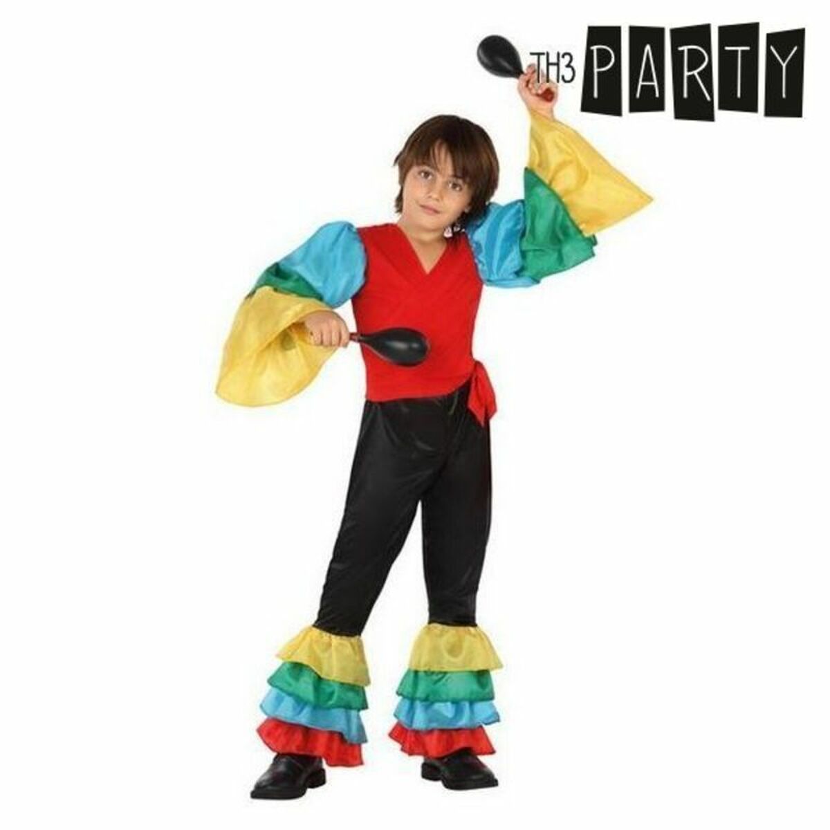 Costume per Bambini Danzatore di rumba (2 Pcs) Taglia:3-4 Anni