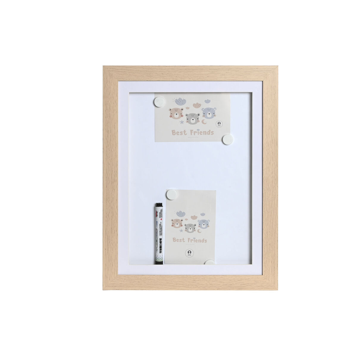 Quadro Home ESPRIT Bianco Naturale 34 x 3 x 44 cm