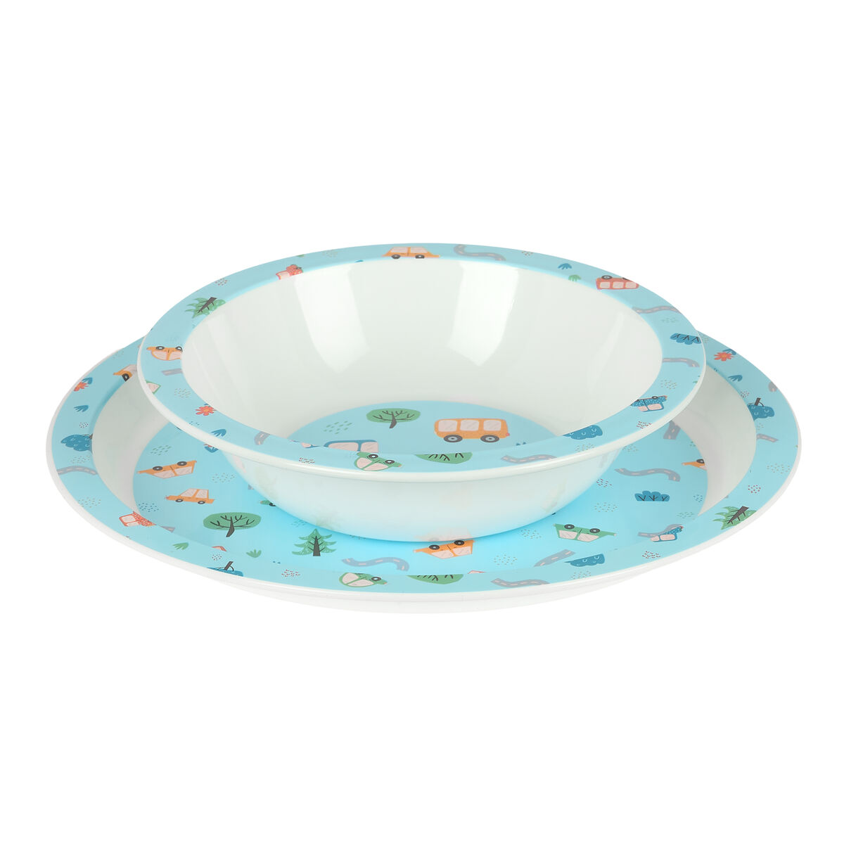 Set di stoviglie per bambini Safta Coches Poliestere 26 x 26 x 9 cm - Image 3