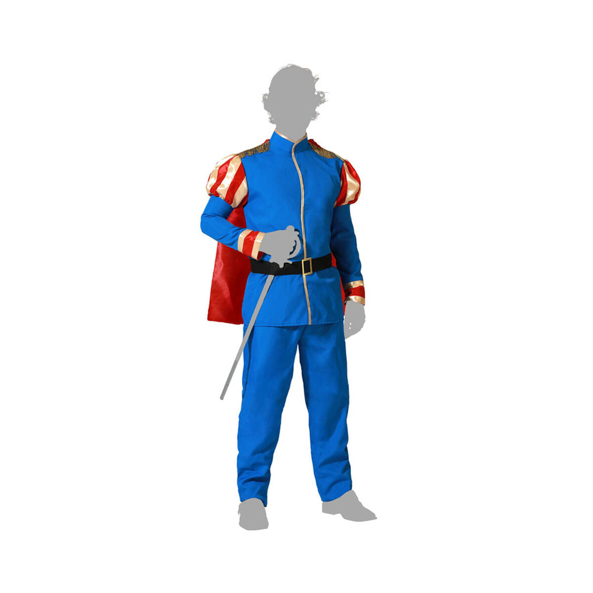 Costume per Adulti Principe Taglia:XS/S - Image 6