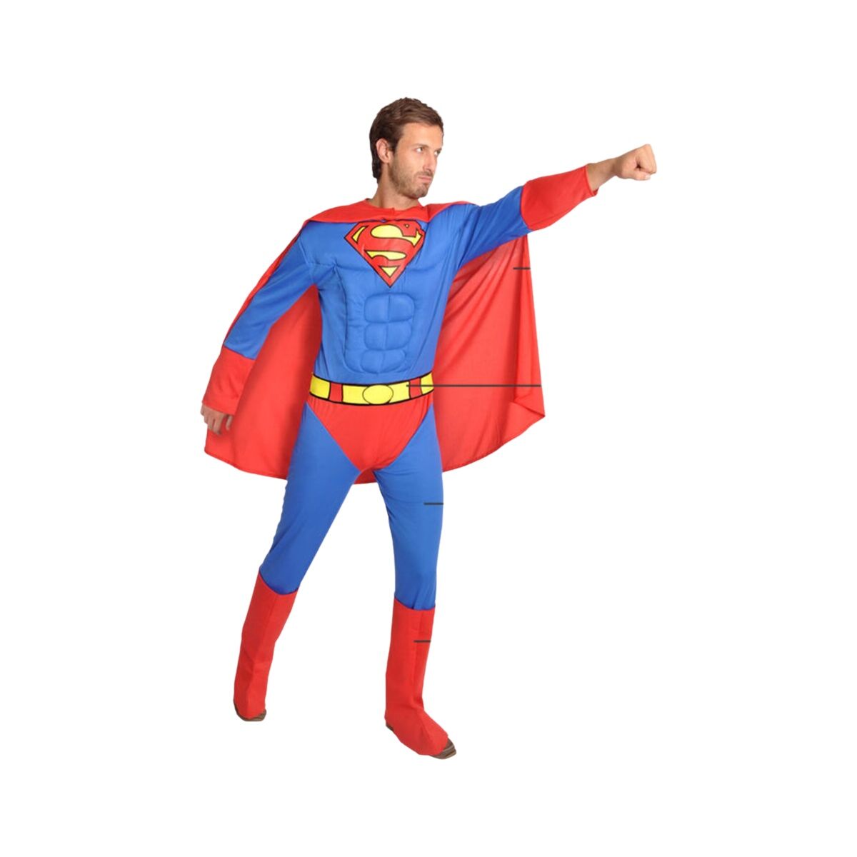 Costume per Adulti Superman Taglia:L