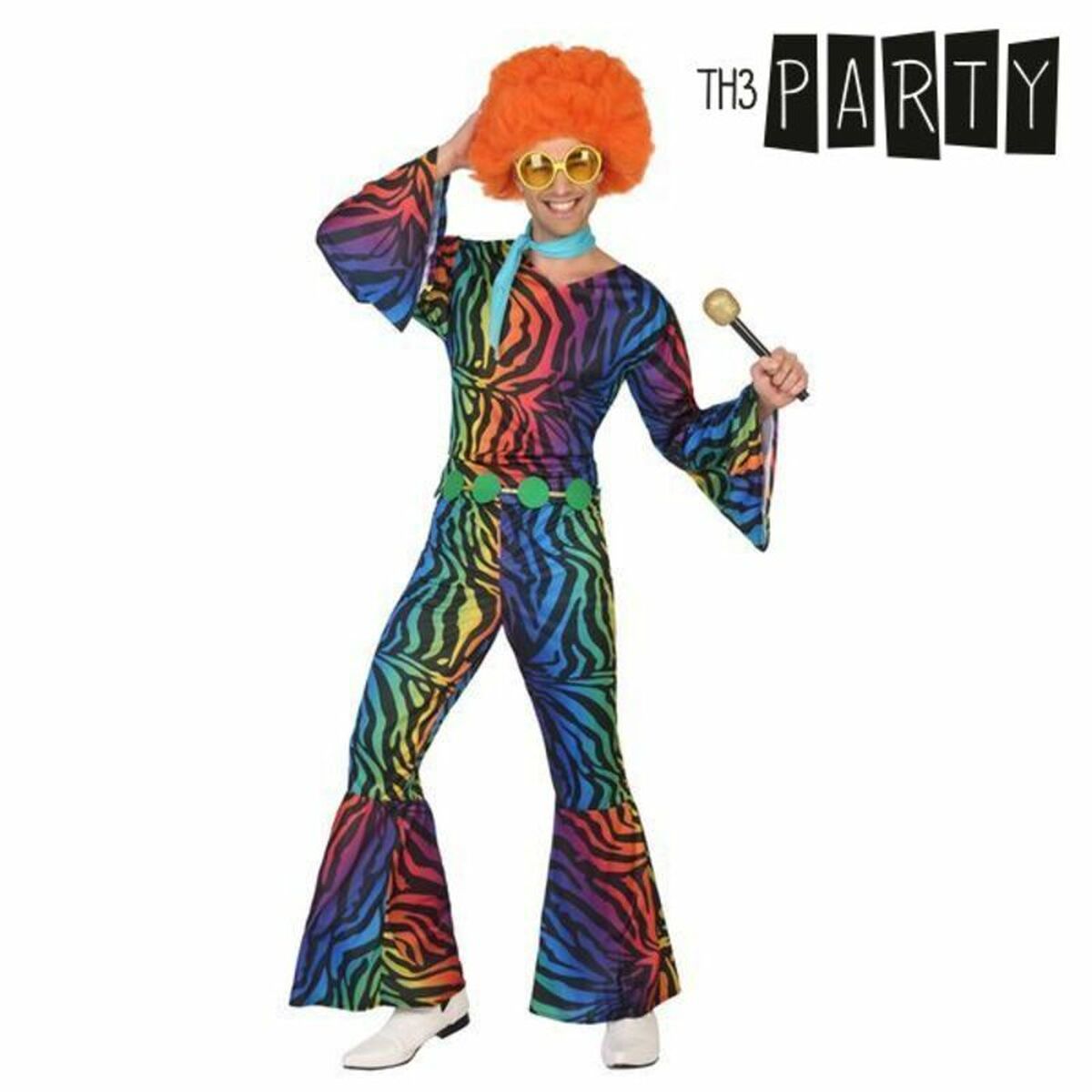 Costume per Adulti Th3 Party Multicolore (3 Pezzi) Taglia:M/L