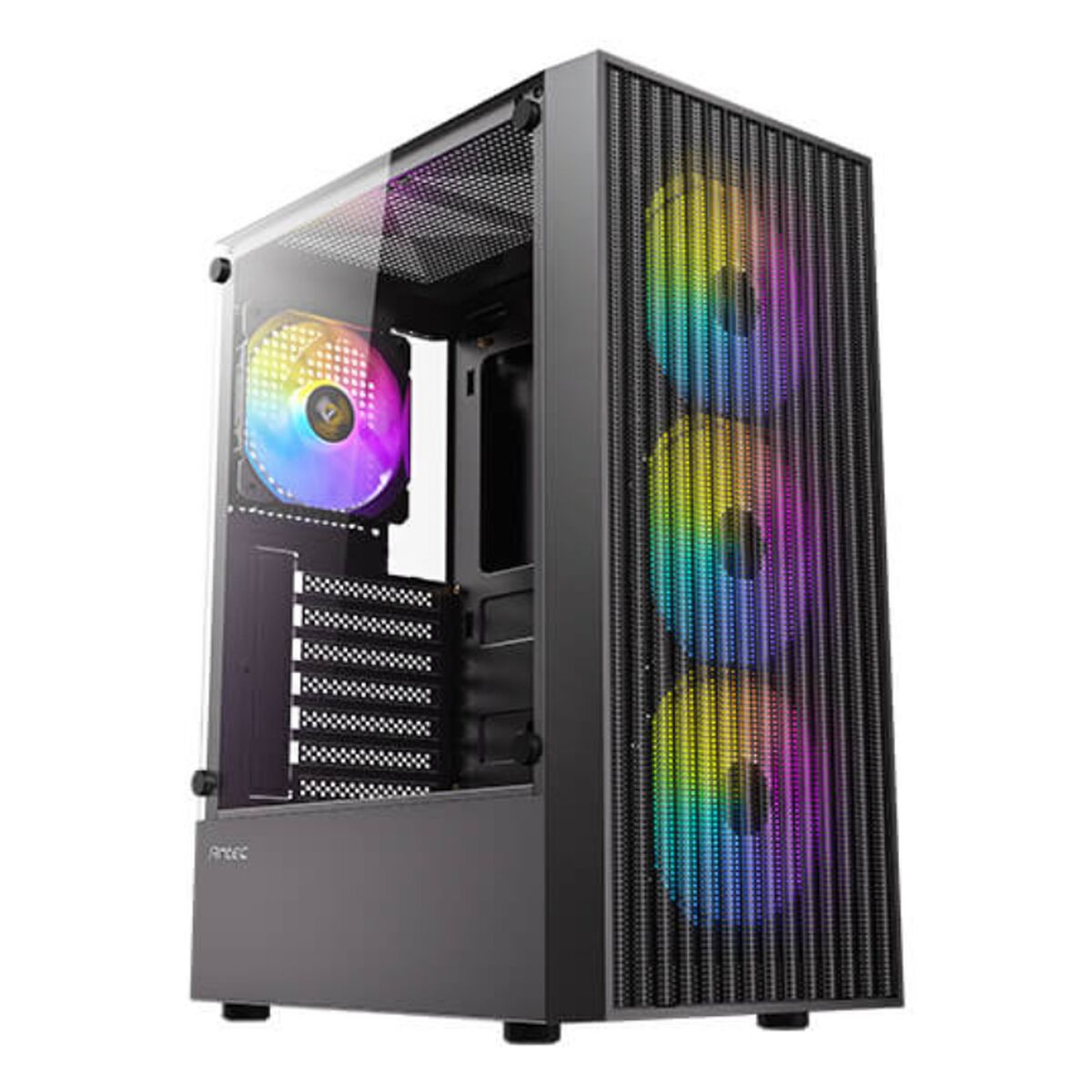 Case computer desktop ATX Antec AX27 RGB Nero