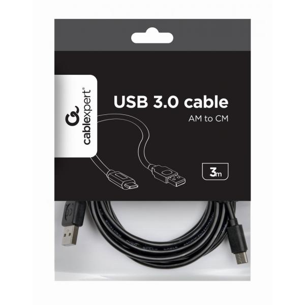 Cavo USB A 2.0 con USB C GEMBIRD CCP-USB2-AMCM-10 3 m