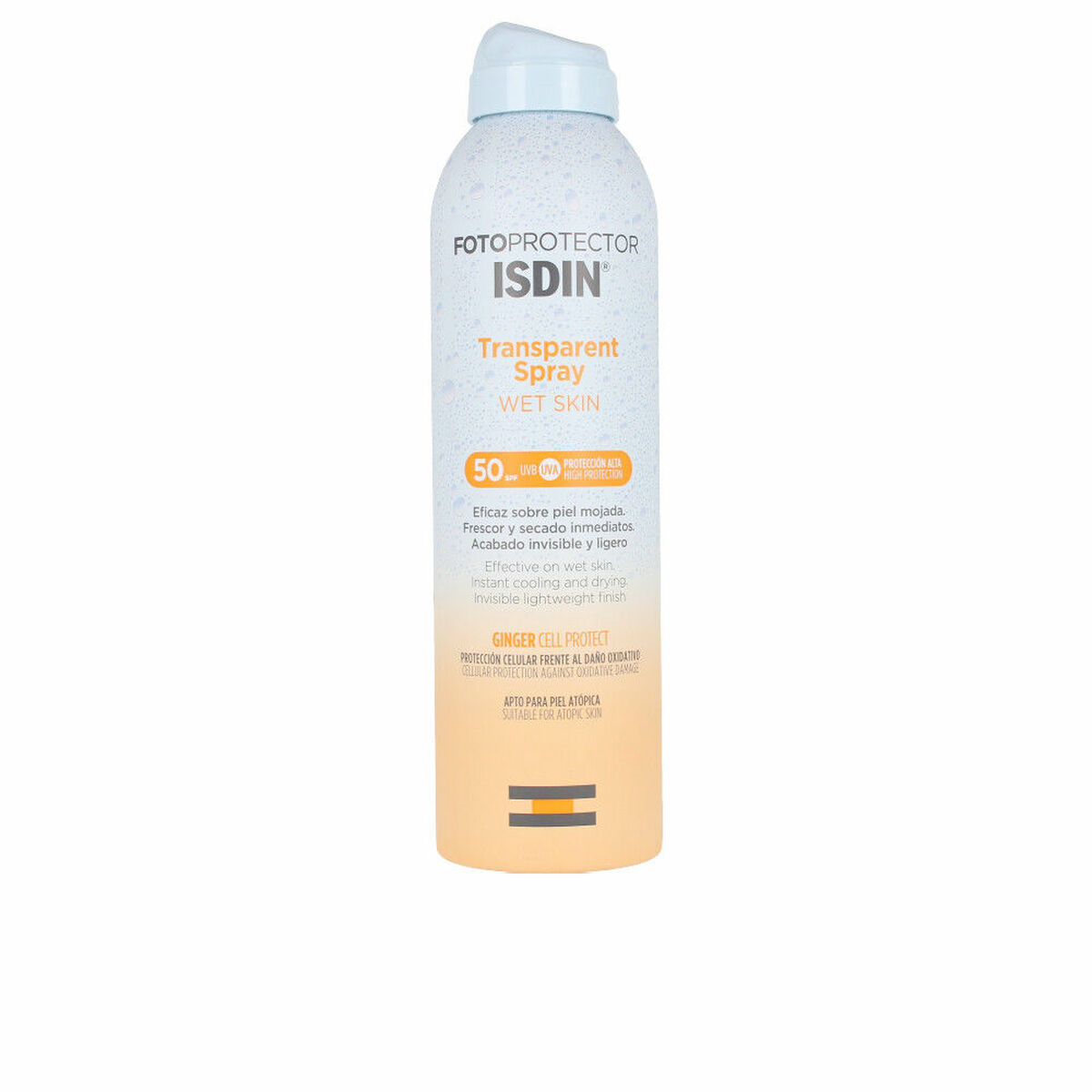 Spray solare per il corpo Isdin Transparent Spf 50 250 ml