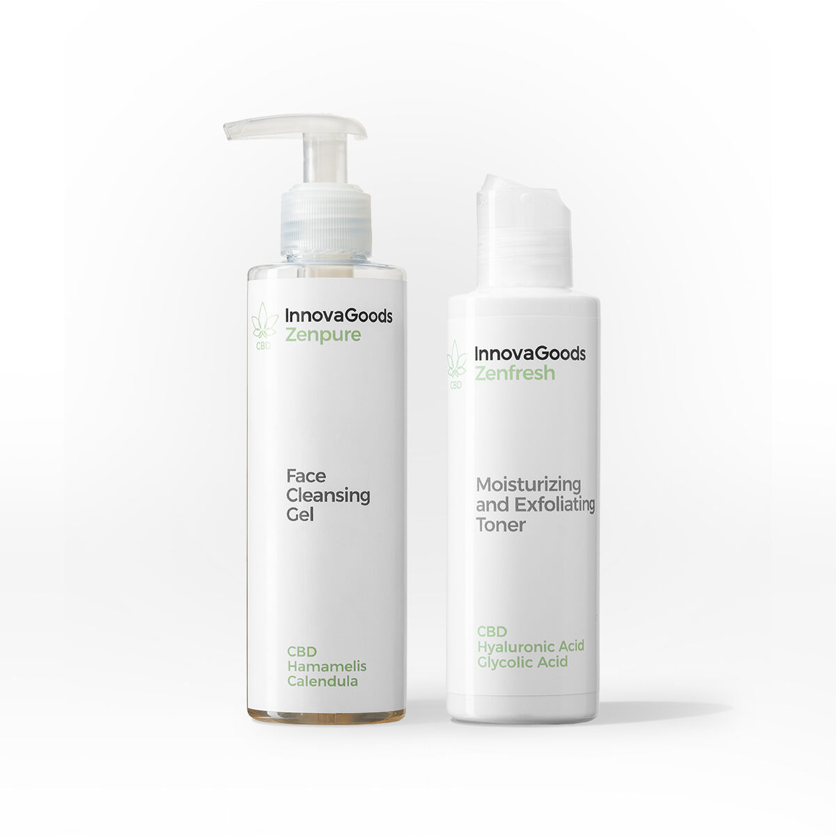 Kit Due Prodotti Pulizia Viso CBD InnovaGoods - Image 3