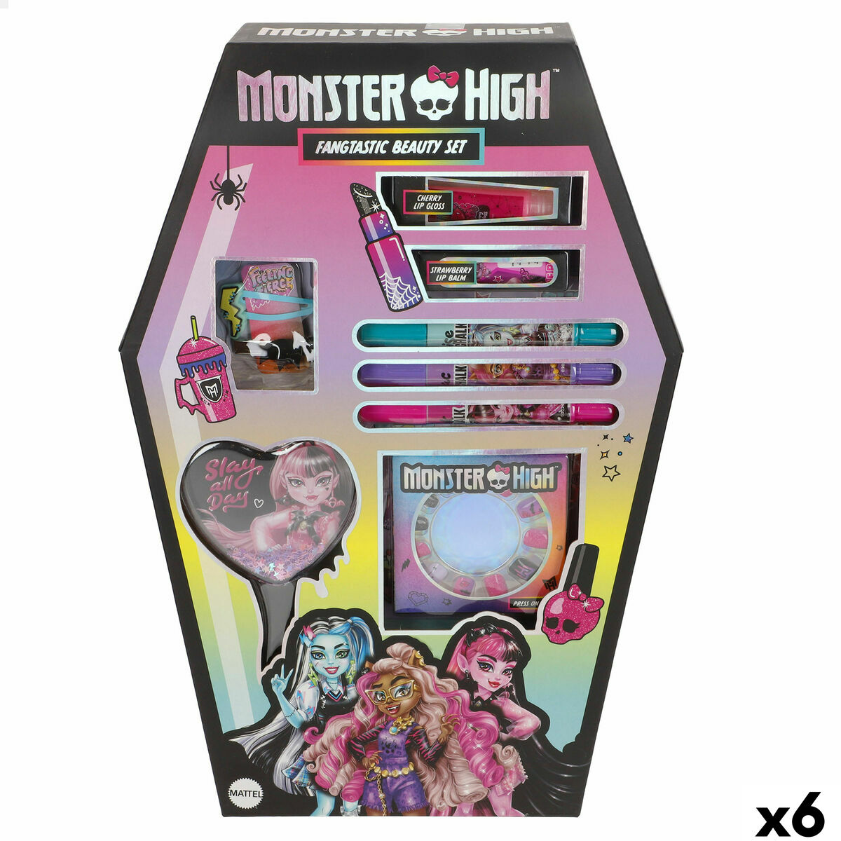 Set di Bellezza Monster High (6 Unità)