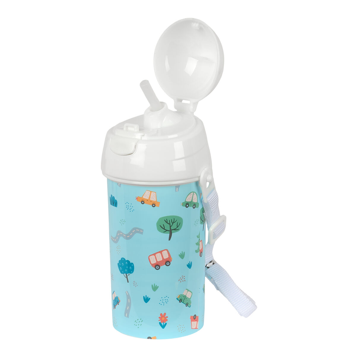 Bottiglia d'acqua Safta Coches Azzurro PVC 500 ml - Image 3