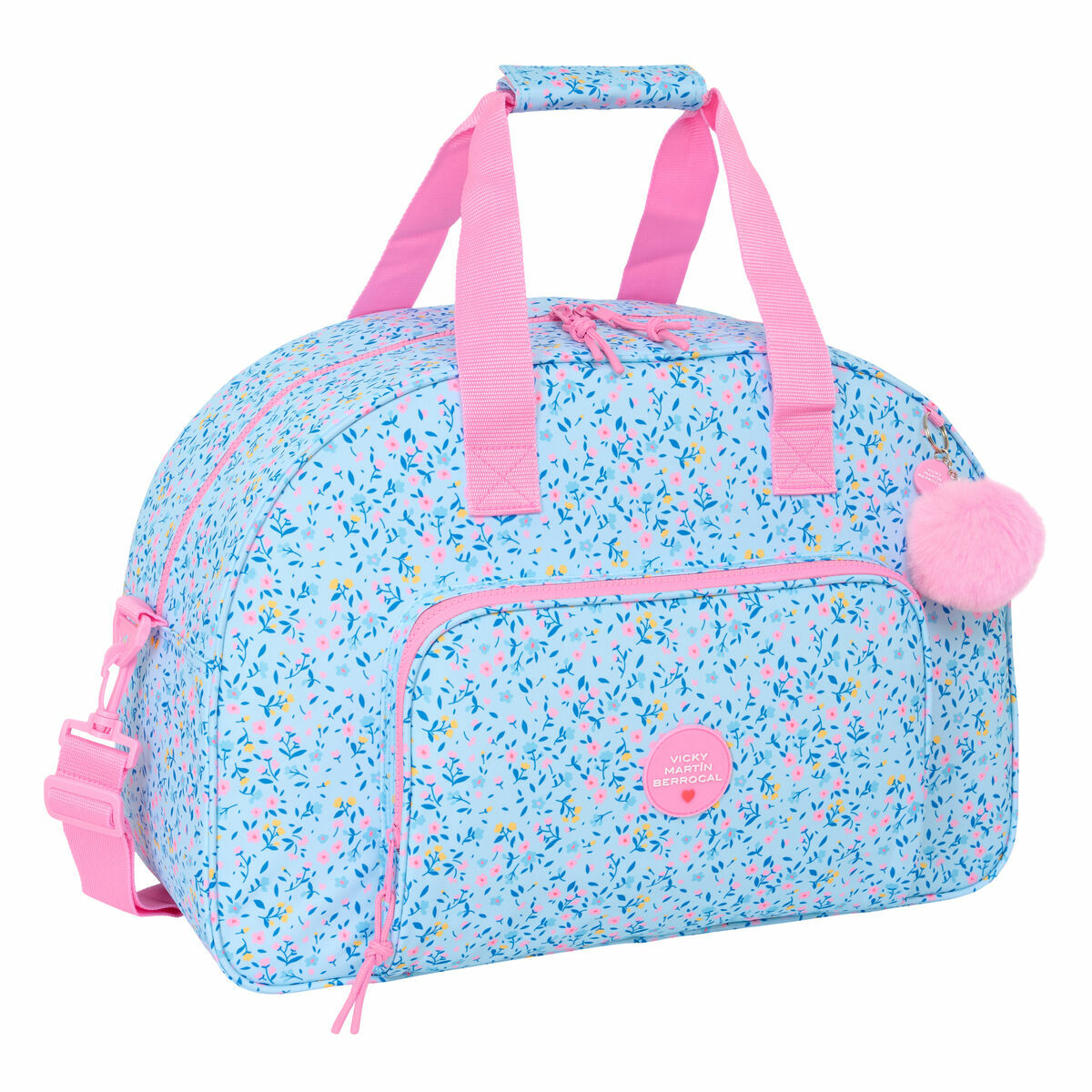 Borsa da Palestra Vicky Martín Berrocal Paraíso Rosa Azzurro Chiaro 48 x 33 x 21 cm