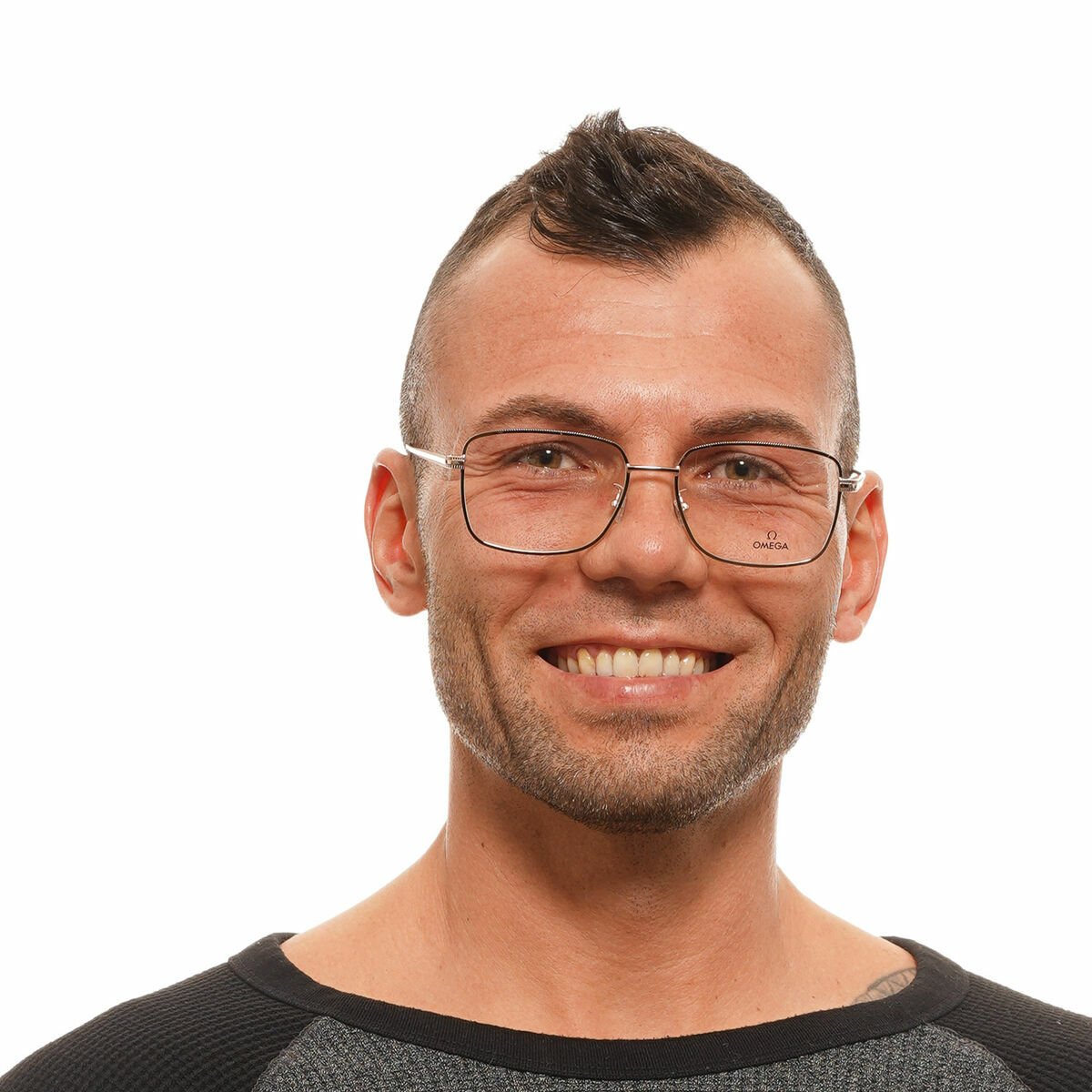 Montatura per Occhiali Uomo Omega OM5035-D-57028 Rosa ø 57 mm - Image 6