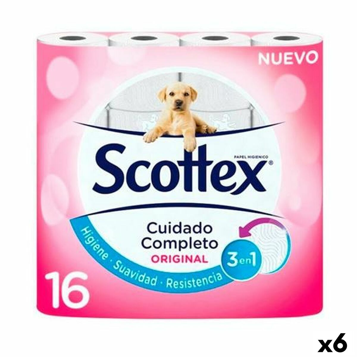 Carta Igienica Scottex Original Bianco 16 Pezzi (6 Unità)