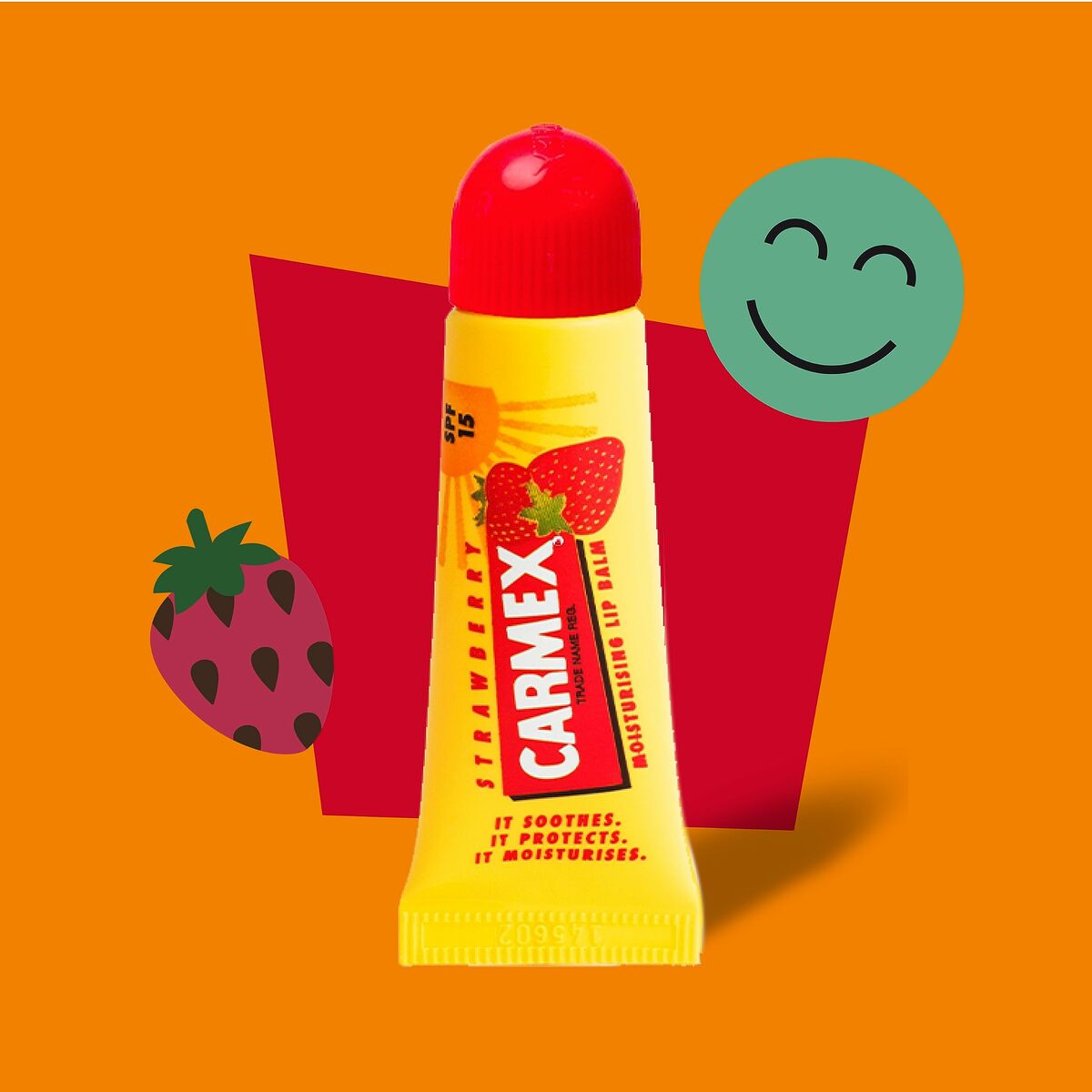 Balsamo Labbra idratante Carmex Carmex Strawberry Giallo Rosso - Image 3
