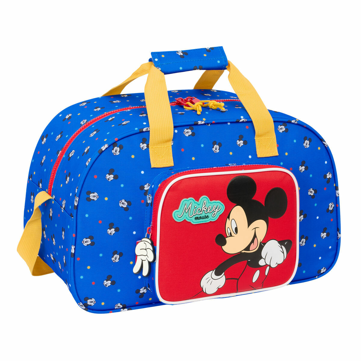 Borsa da Palestra Mickey Mouse Clubhouse Good day Azzurro 40 x 24 x 23 cm