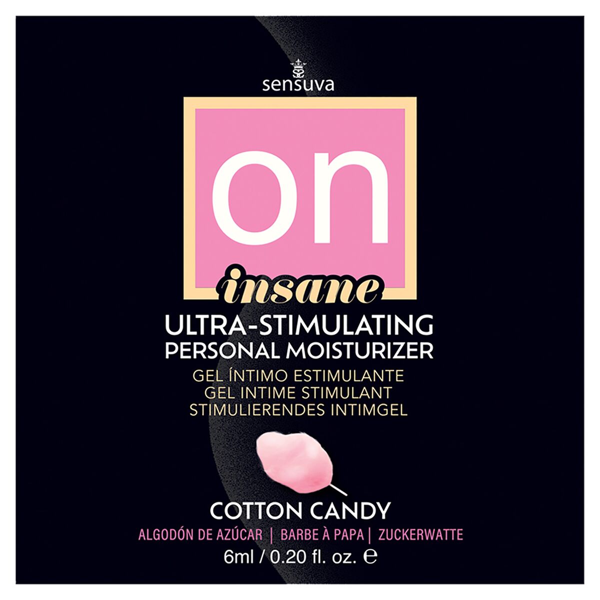 Lubrificante Sensuva Zucchero Filato 6 ml