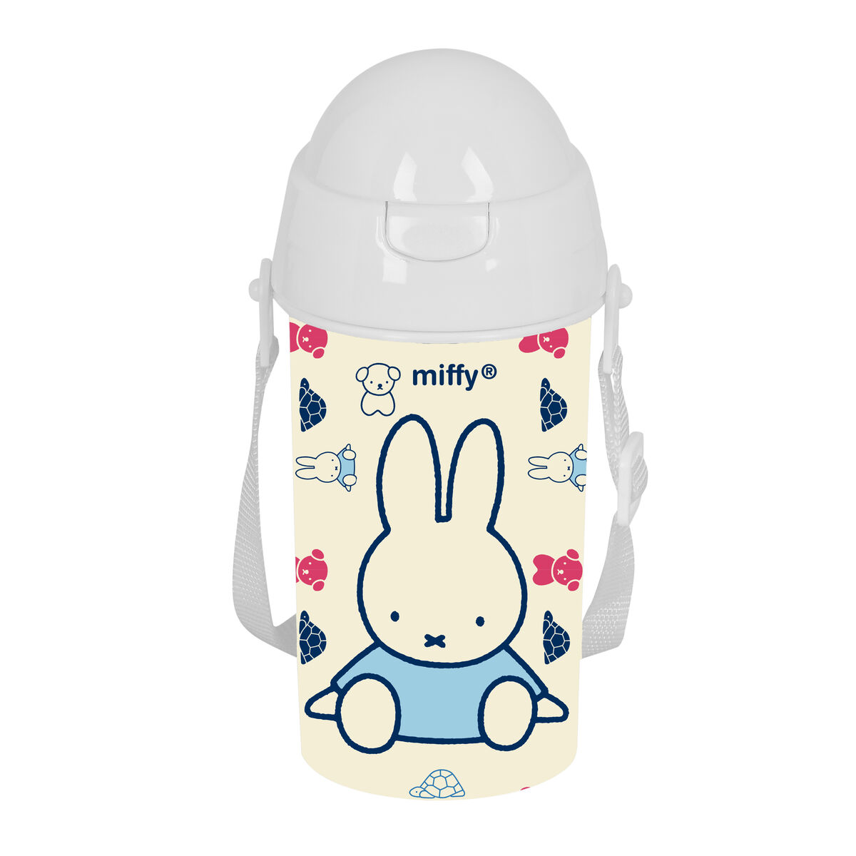 Bottiglia d'acqua Miffy Buddy Beige PVC 500 ml