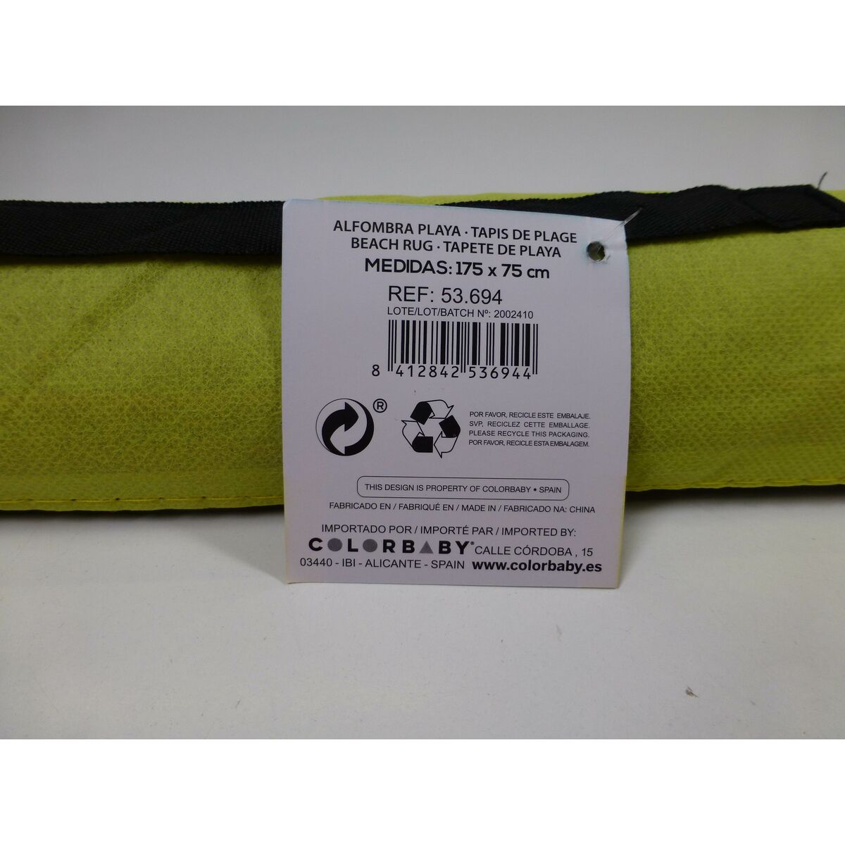 Tappetino da spiaggia Colorbaby Giallo Azzurro Rosso PVC 75 x 175 cm - Image 4