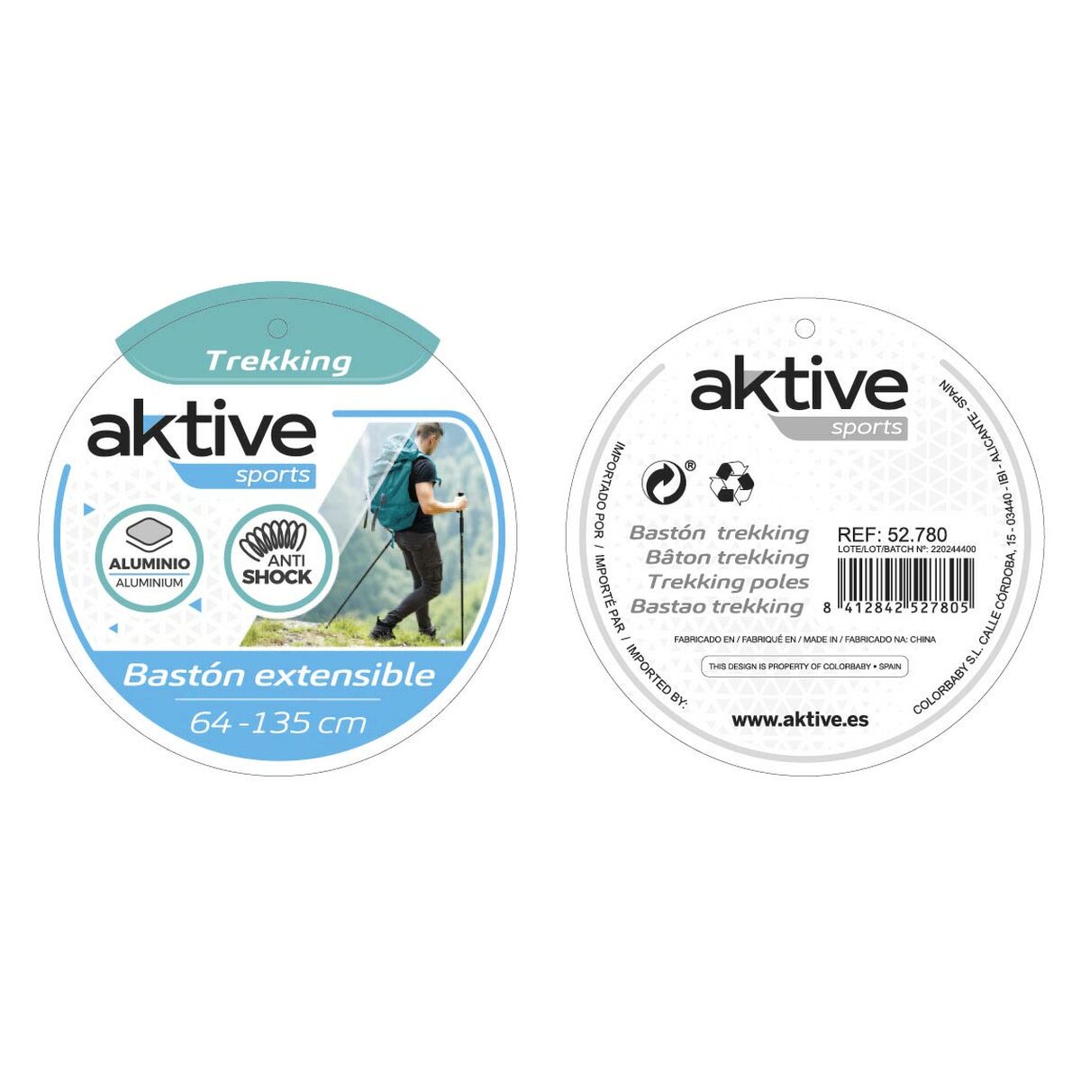 Bastone da Trekking Aktive (6 Unità) - Image 5