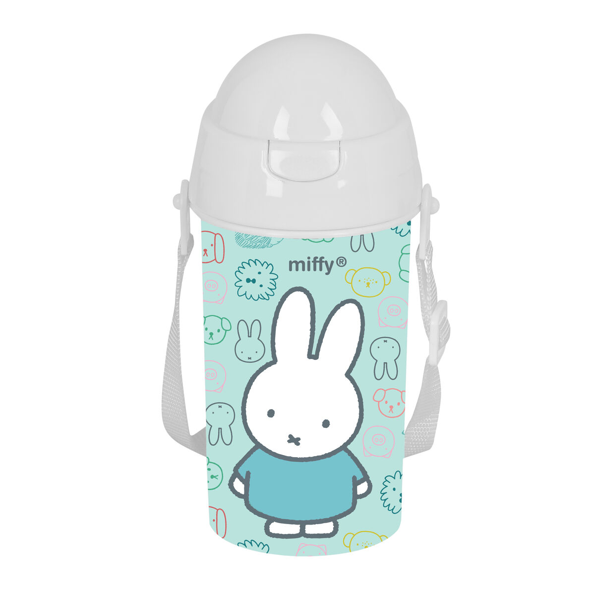 Bottiglia d'acqua Miffy Friends Azzurro PVC 500 ml