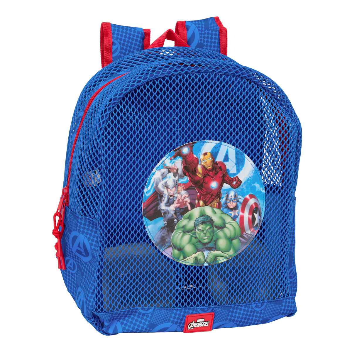 Zaino da spiaggia The Avengers Azzurro 30,5 x 24 x 18 cm Per bambini