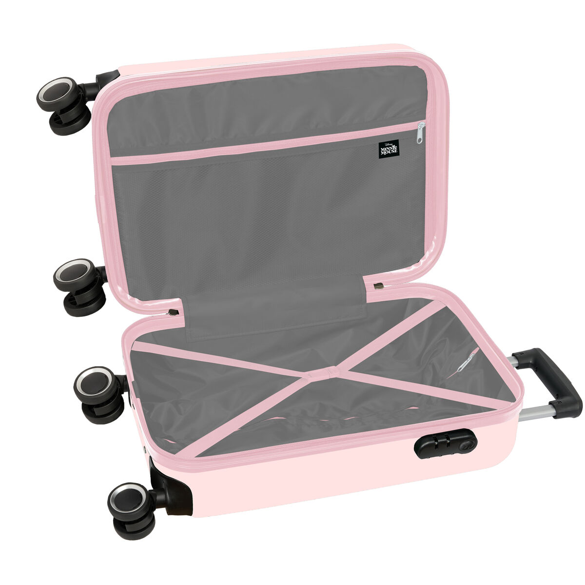 Trolley da Cabina Stitch MINNIE MOUSE "BABY" Rosa 20'' 20 L 34,5 x 55 x 20 cm - Image 3