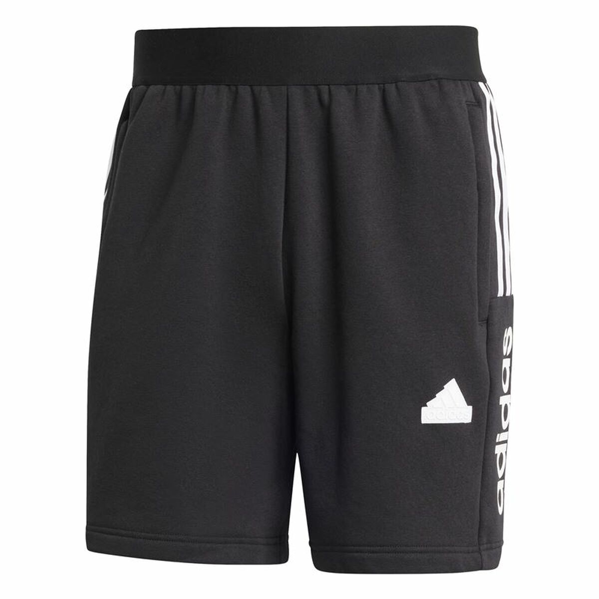 Pantaloncino Sportivo Adidas House Of Tiro Fleece Nero Taglia:L