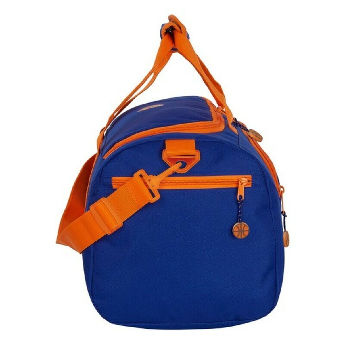 Borsa da Palestra Valencia Basket Azzurro Arancio (50 x 25 x 25 cm) - Image 4