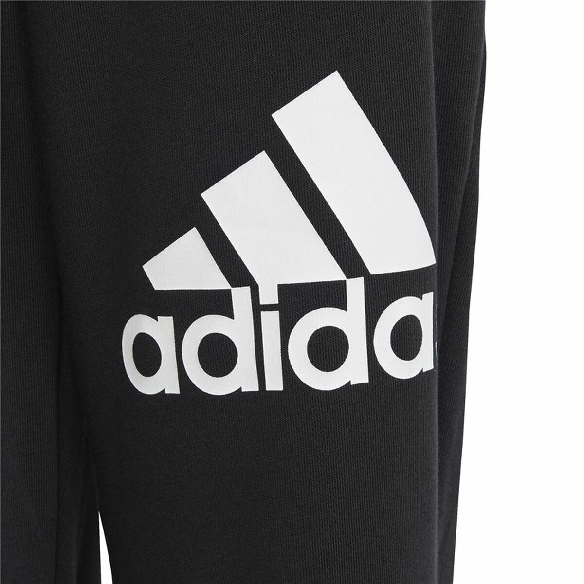 Pantalone Sportivo per Bambini Adidas Fit Big Logo Nero Taglia:Taglia - 7-8 Anni - Image 3