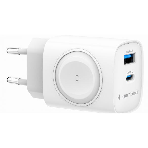 Caricabatterie da Parete GEMBIRD TA-UC-PDQCW20-01-W