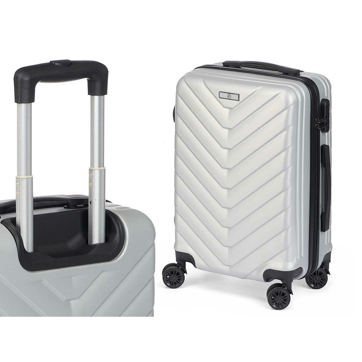 Set di valigie Grigio chiaro 3 Pezzi - Image 3