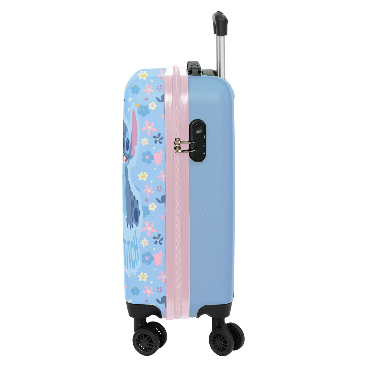 Trolley da Cabina Stitch HAPPY Celeste 20'' 20 L 34,5 x 55 x 20 cm - Image 3