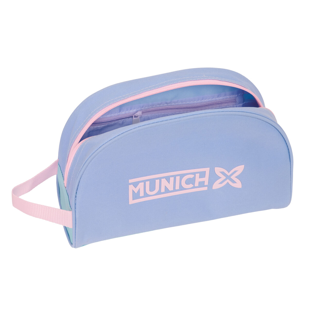 Necessaire da Viaggio Munich Mellow Azzurro Rosa Blu cielo 28 x 18 x 10 cm - Image 4