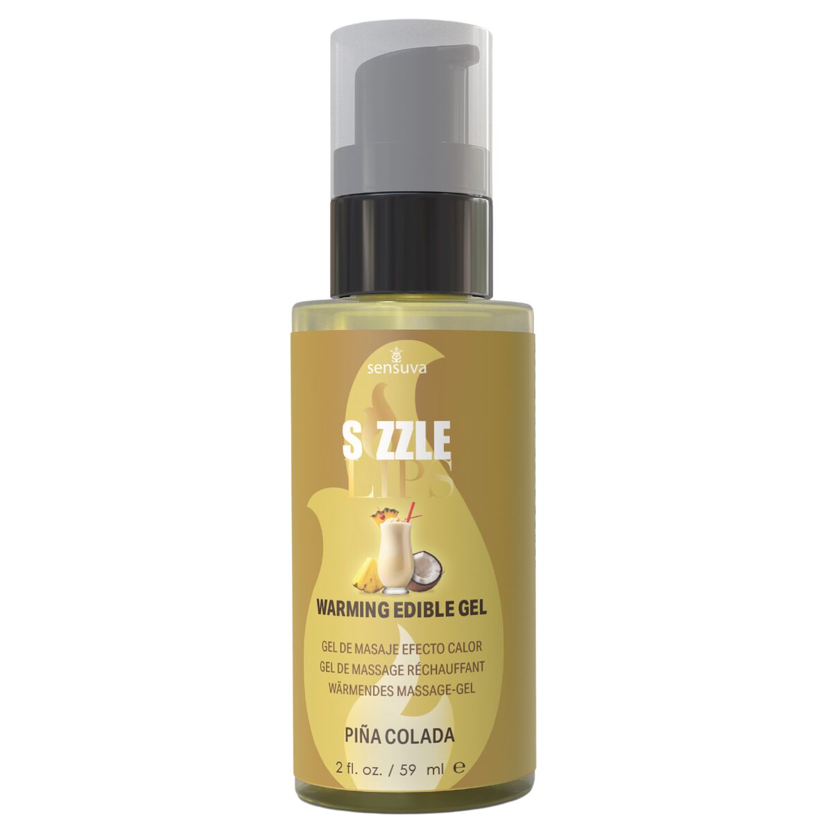 Olio per Massaggio Erotico Sensuva Piña Colada 59 ml