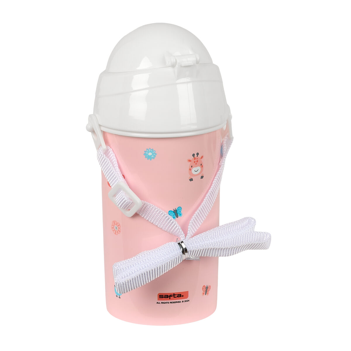 Bottiglia d'acqua Safta Jirafa Corallo PVC 500 ml - Image 3